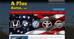 Desktop Screenshot of aplusautosllc.com