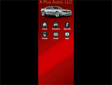 Tablet Screenshot of aplusautosllc.com